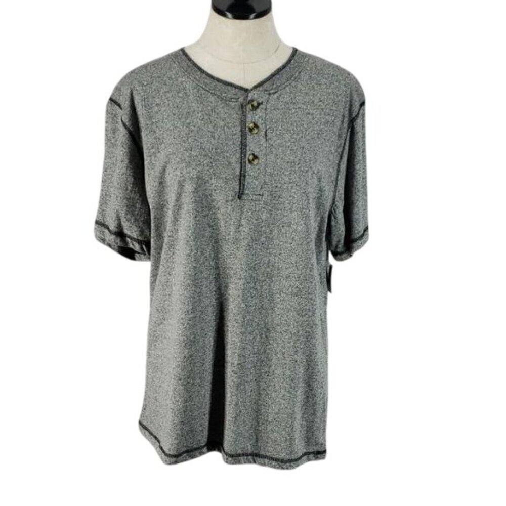 OT Revolution Heather Gray Short‎ Sleeve Size X Large